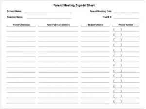 Parent-Meeting-Sign-in-Sheet