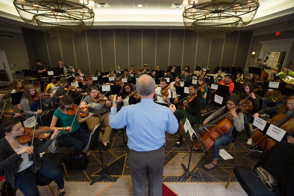 Orchestra in clinic master class